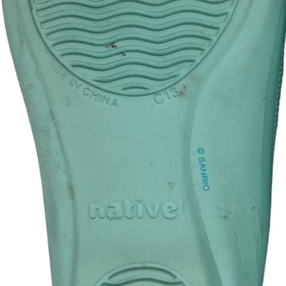 Native Shoes Margot Bow X Little Twin Stars Blue Pink Bow Slip On Shoes Size 13C - Picture 2 of 8